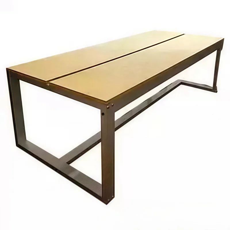

Aluminum profile, birch, conference table, simple, modern, reception, reception