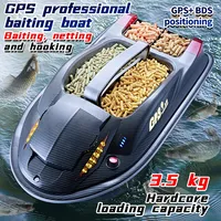 Voice Remote Control Large RC Fishing Boats Fish Detector，500m, 3 compartments, Load 4KG Intelligent Cruise Control ，Bait  Hook