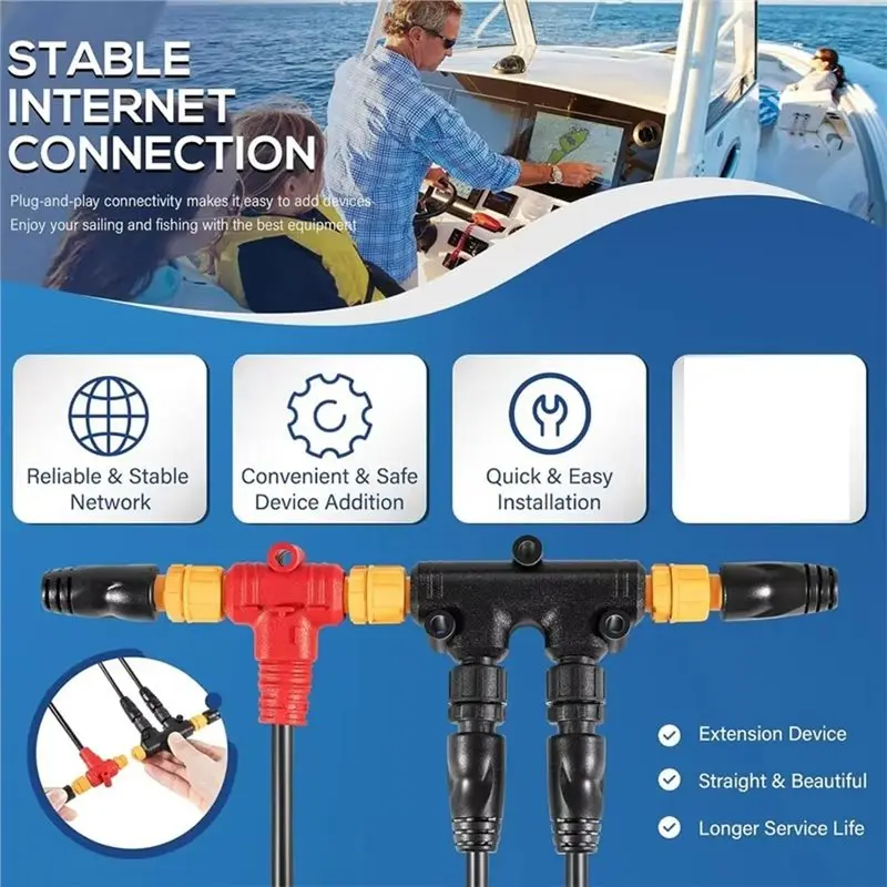 【AC77 Top !! 】NMEA 2000 Dual Device Starter Kit For Lowrance Simrad Garmin