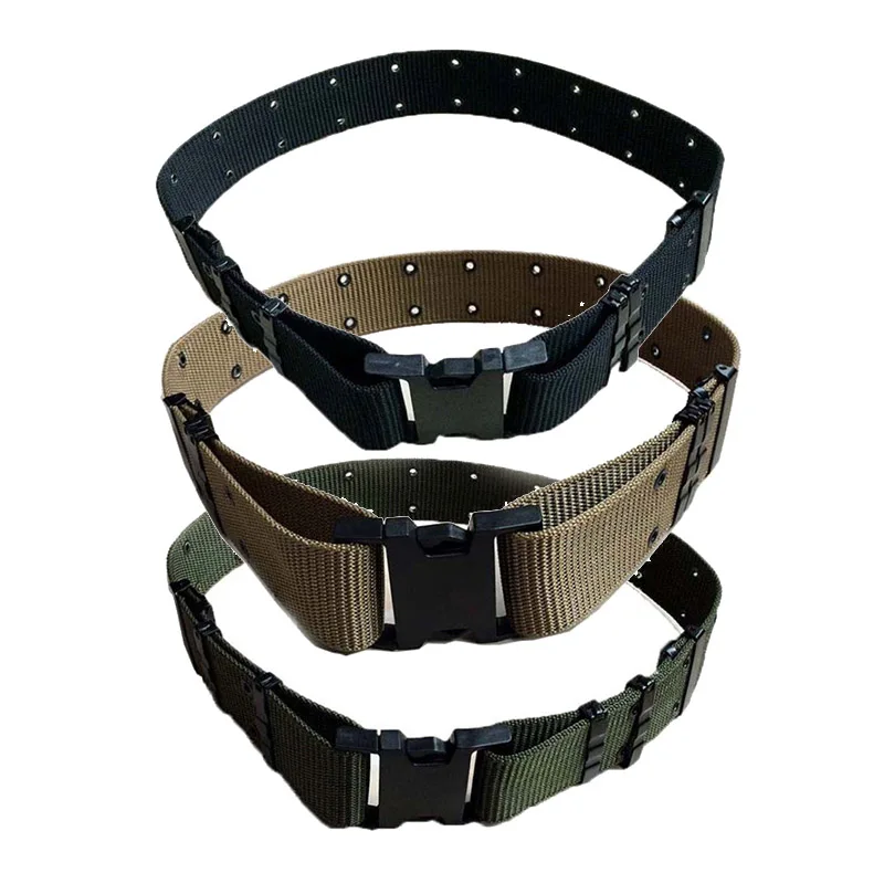 

Military Equipment Combat Tactical Belts for Men US Army Training Nylon Double Waist Belt Outdoor Hunting Waistband