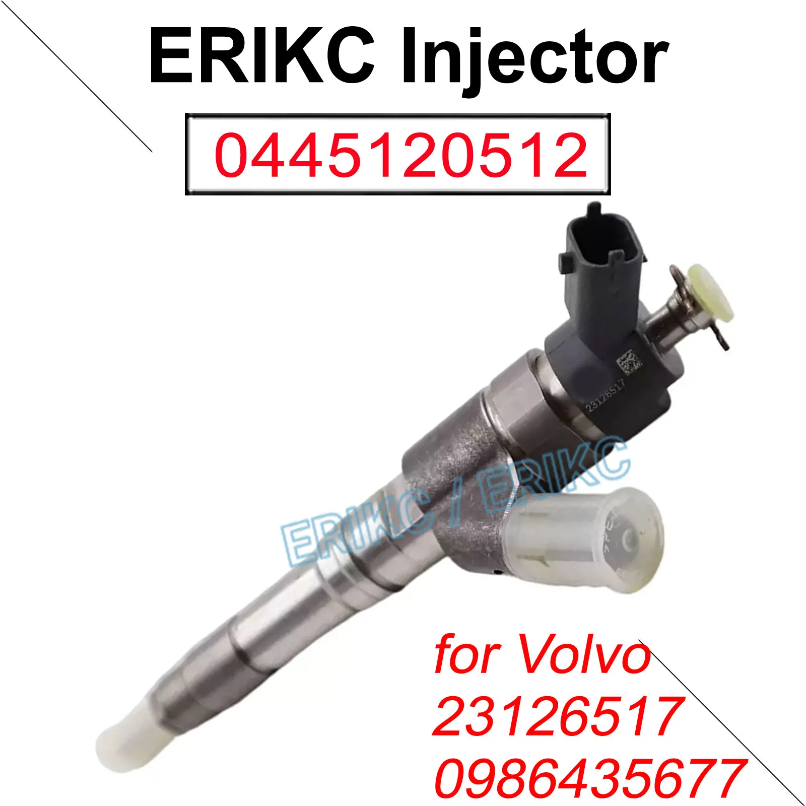 0445120512 Diesel Injection Fuel Nozzle 0986435677 VOE23126517 Auto Parts Injector Assy for BOSCH Volvo 0 445 120 512