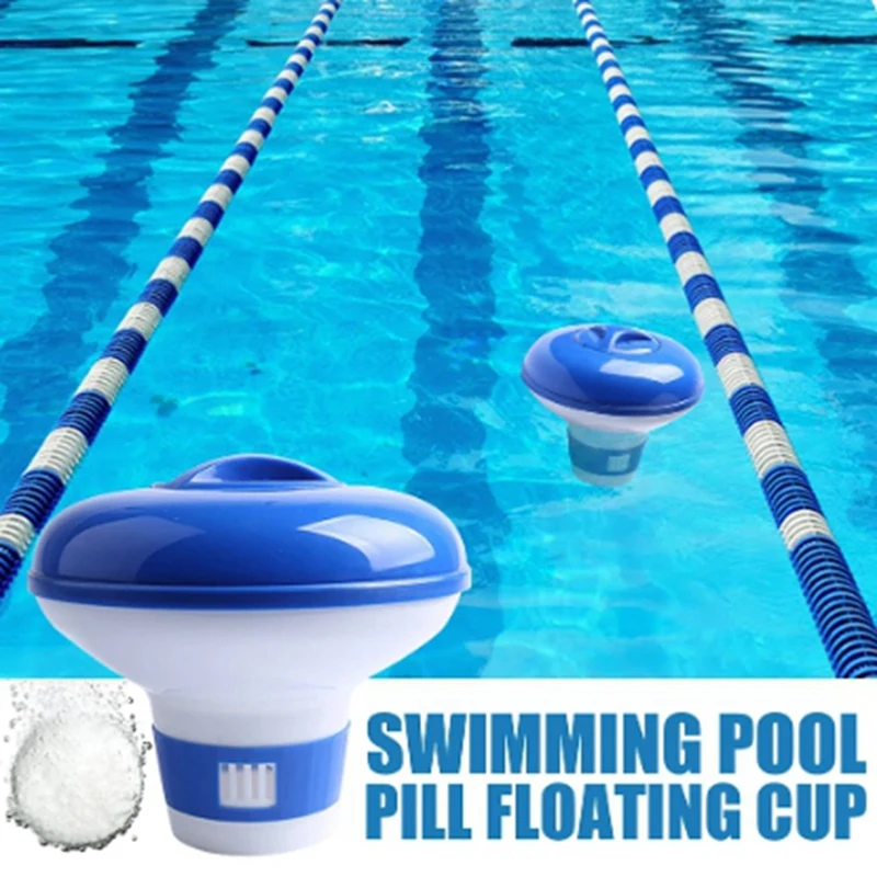 Floating Swimming Pool Chlorine Tablet Automatic Dispenser Outdoor Pool Cleaning