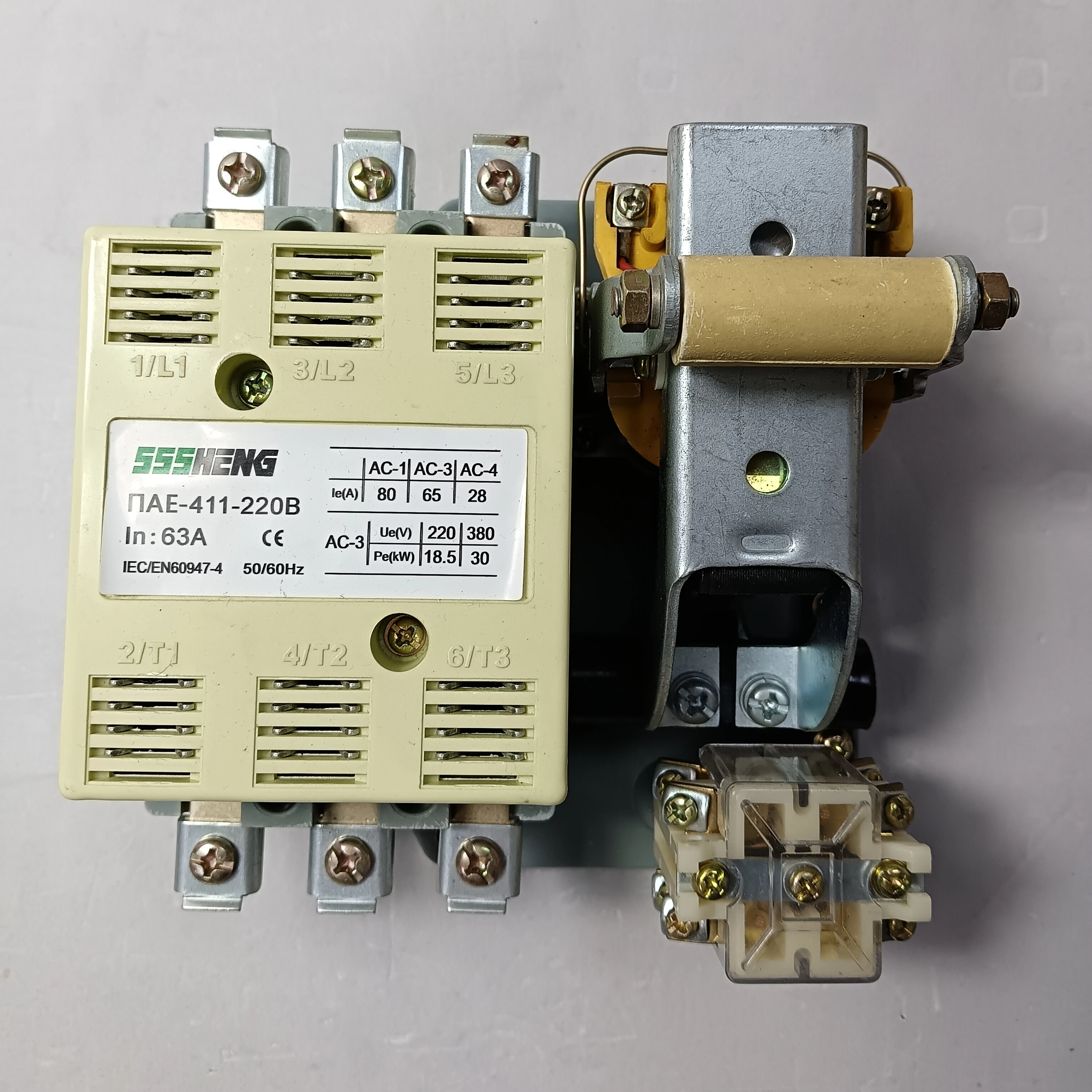 Hot Selling PAE-411 Electric AC Contactors 50Hz/60Hz For Various Electric Applications