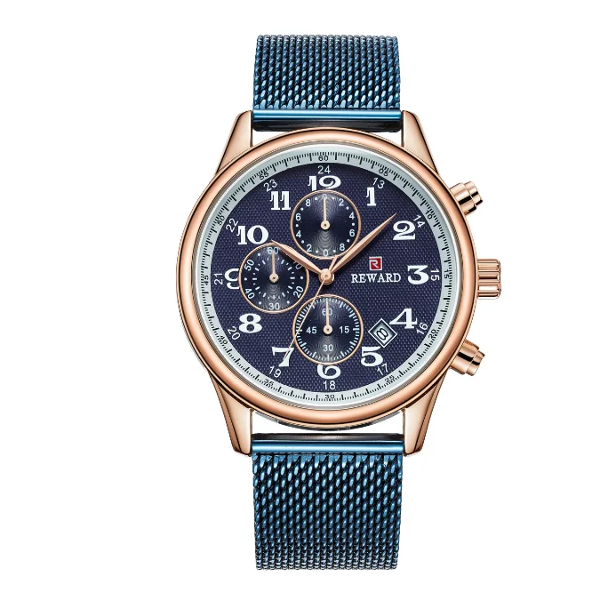 Men's Watch 2024 New Fashionable Business Style Six Pin Waterproof Quartz Watch