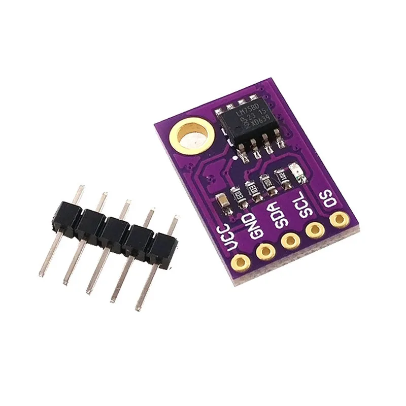 LM75 CJMCU-75 Temperature Sensor Module High Speed I2C IIC Interface High Precision Development Board for Arduino LM75A