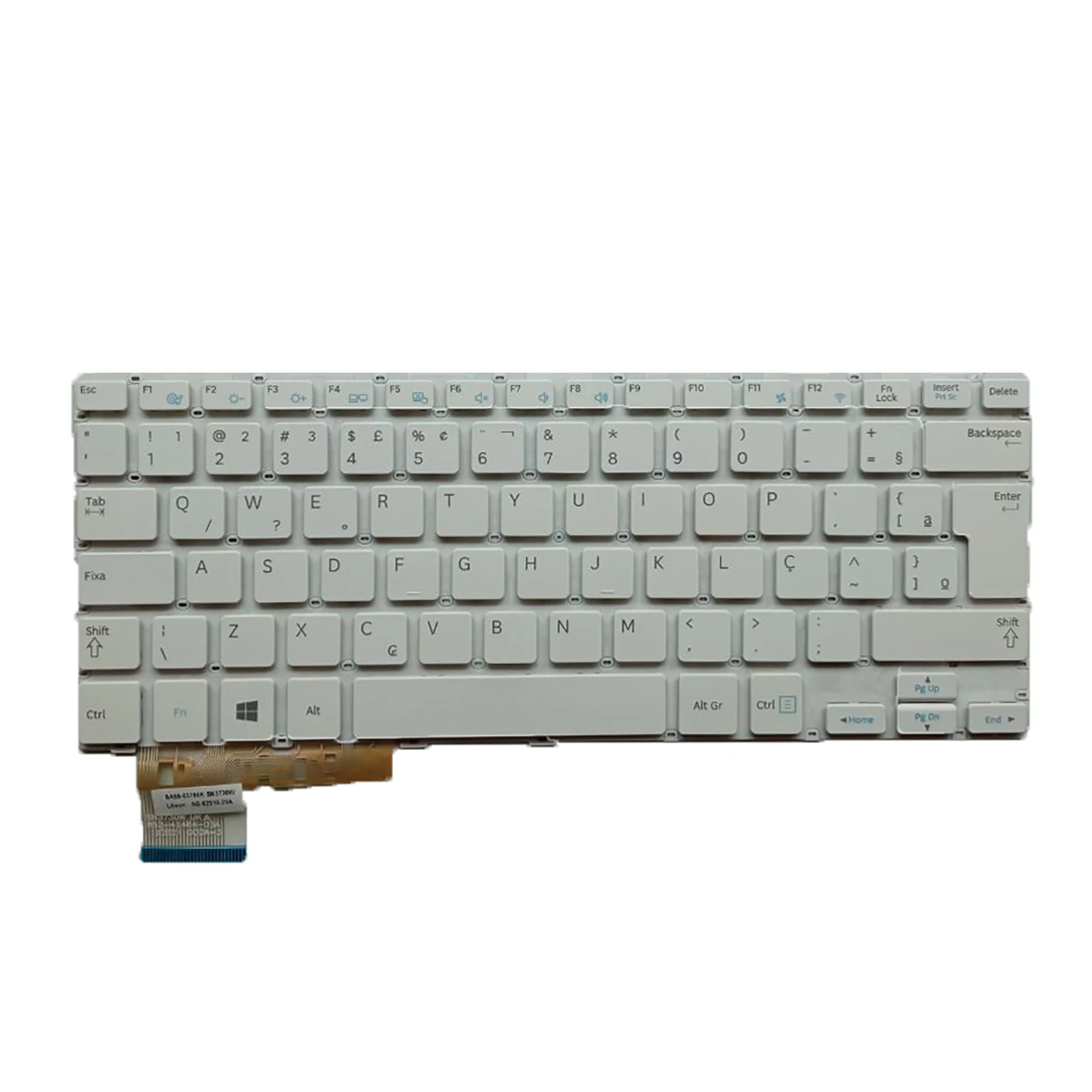 Untuk Samsung 915S3G laptop NP915S3G-K01CN Keyboard laptop putih BR