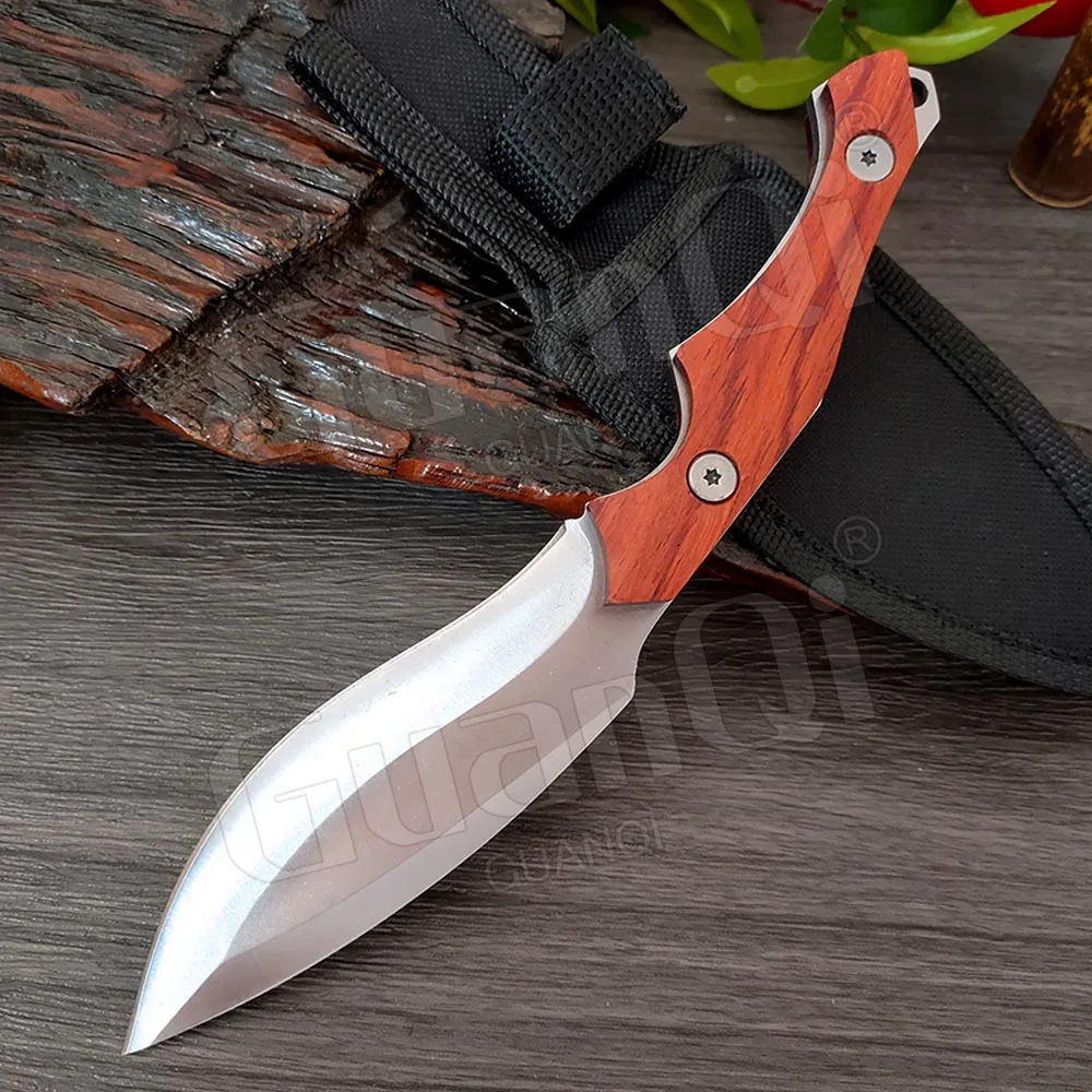 Fixed Blade Pocket Knife Damascus Steel Boning Knife Butcher Knife Forged Handmade Cooking Tool Chef Fruit Knife