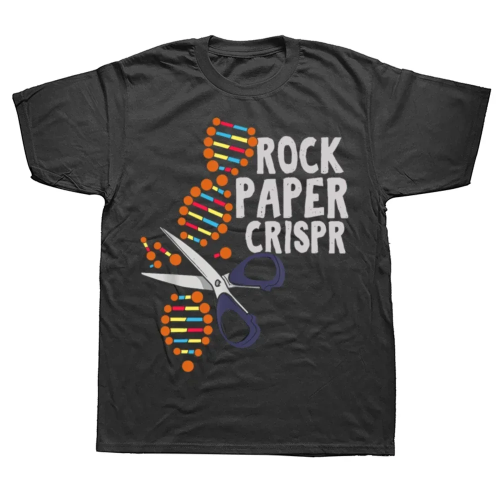 خمر روك ورقة كريسب DNA عالم الأحياء الهندسة الجينية العلوم الجرافيك تي شيرت الرجال النساء الهيب هوب المتضخم تي شيرت