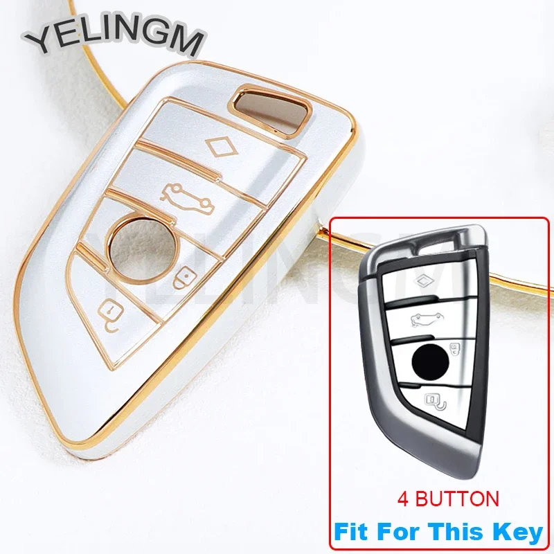 Car Key Case Cover Shell Fob For BMW G20 G30  F10 F20 F30 F31 F32 F34 F21 X1 X3 G01 X4 G02 X5 F15 F16 G05 G07 1 3 5 7 Series