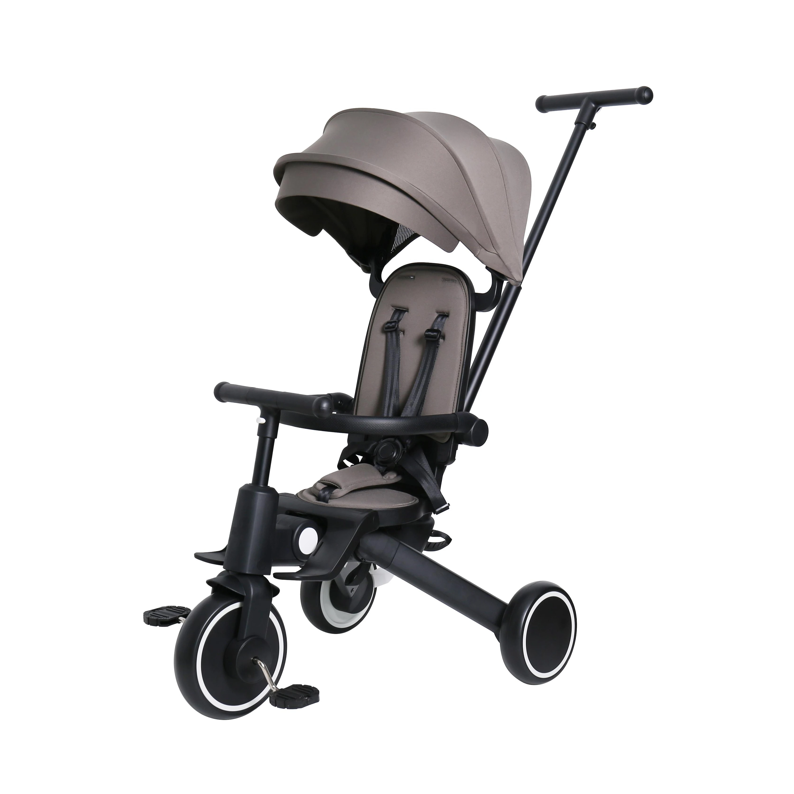 

GlowMar2025 NEW TRIKE Multifunctional Foldable HOT SALE Eco-friendly High Quality EN71 Tricycles with Large Canopy for Baby