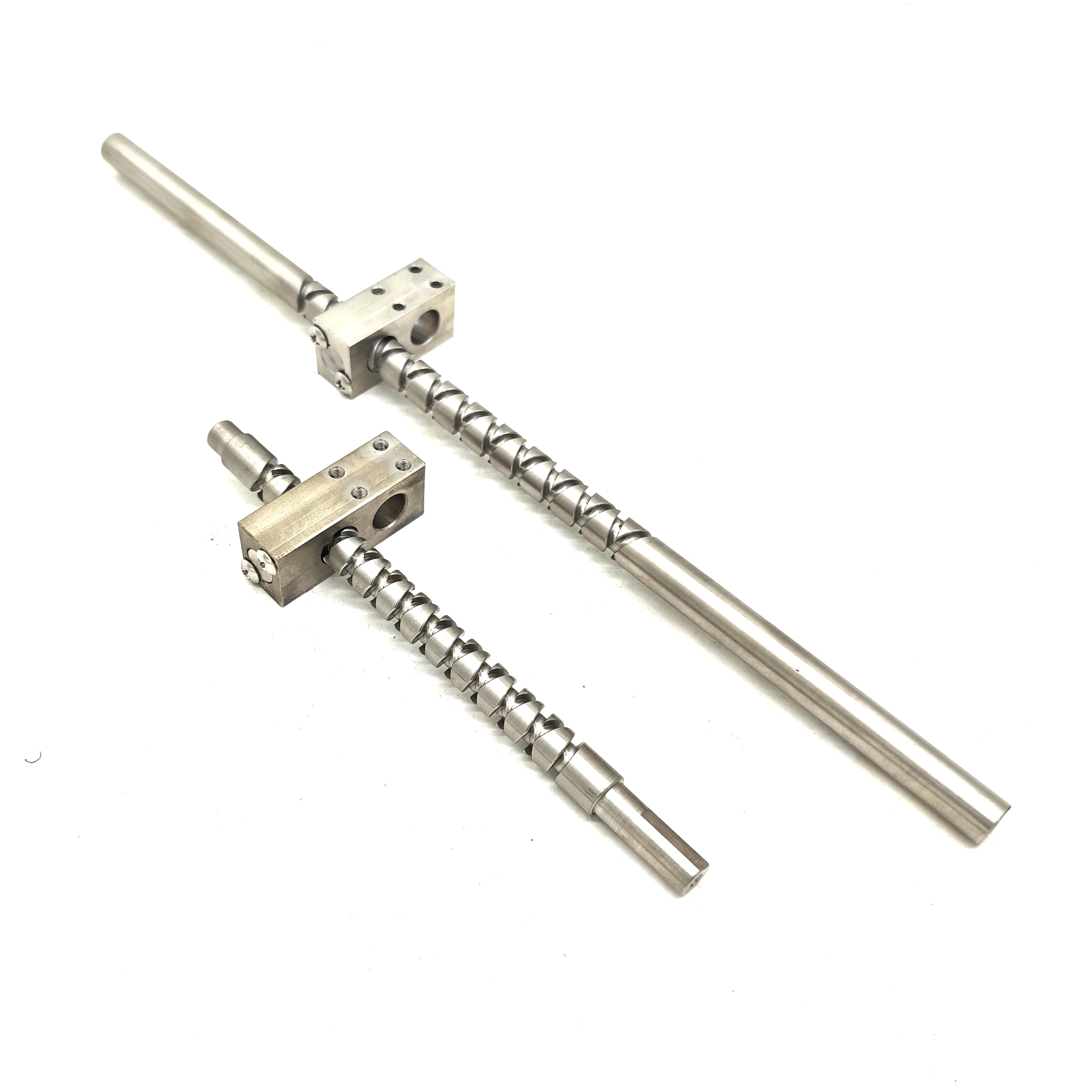

304C SUS Reciprocating Screw with Nut Working Length 50~300mm 10mm Diameter 10mm Pitch