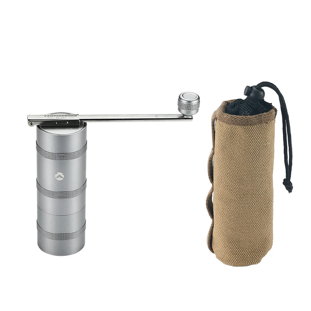 

Manual Stainless Steel Grinding Tool Coffee Bean Grind Tool Portable Hand Coffee Grind Tool Folding Handle Outdoor