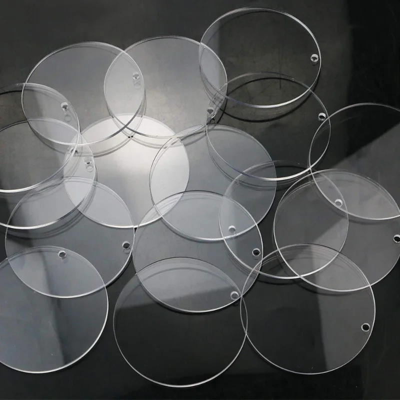 5/7.5/10/15cm Clear Acrylic Circle Blank Sheet Round Acrylic Discs for Art Project Painting Kids DIY Craft 2mm Thick Home Decor images - 6