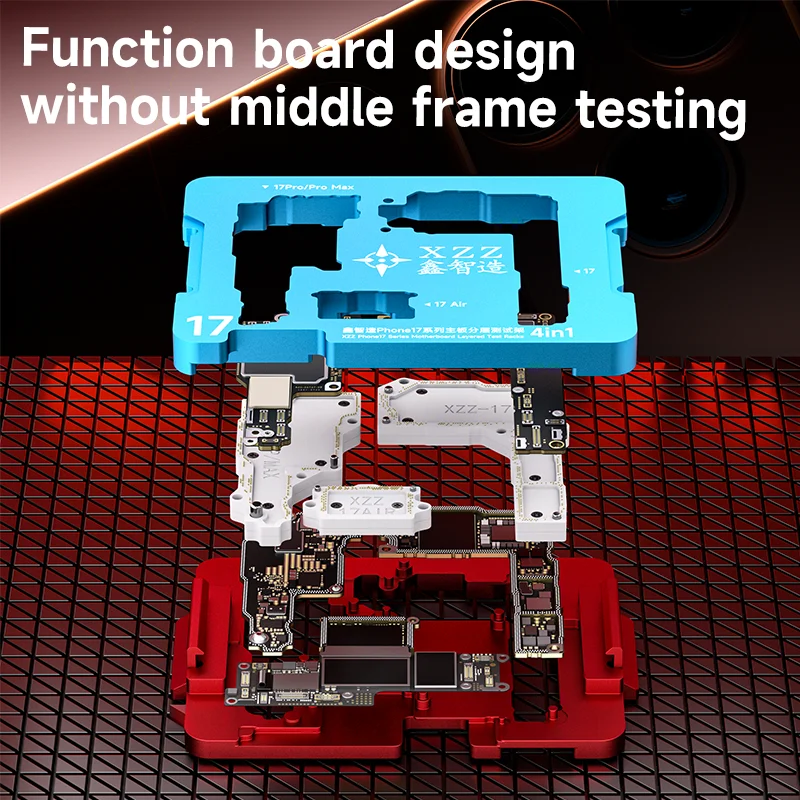 

XINZHIZAO XZZ Motherboard Tester Fixture for IP 17 Pro MAX Logic Board Middle Layer Radio Frequency Function Testing