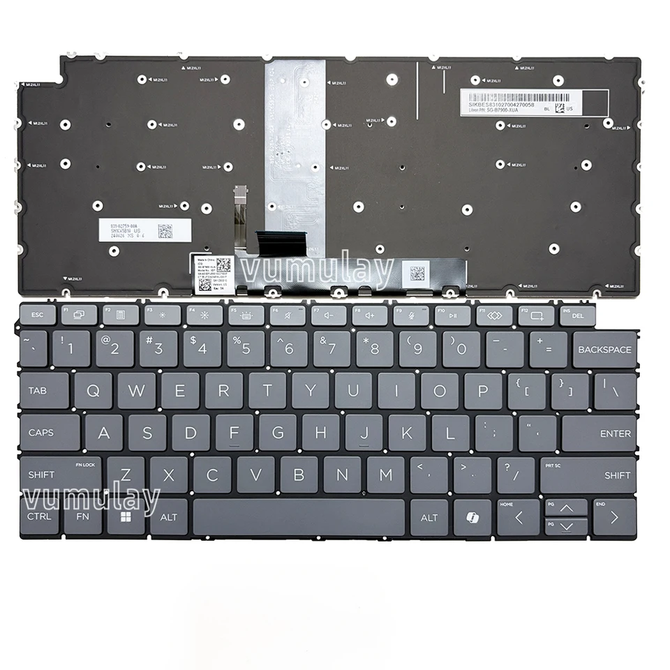 US Backlit Keyboard for HP OmniBook Ultra 14-FD 14-FD0000NA 14