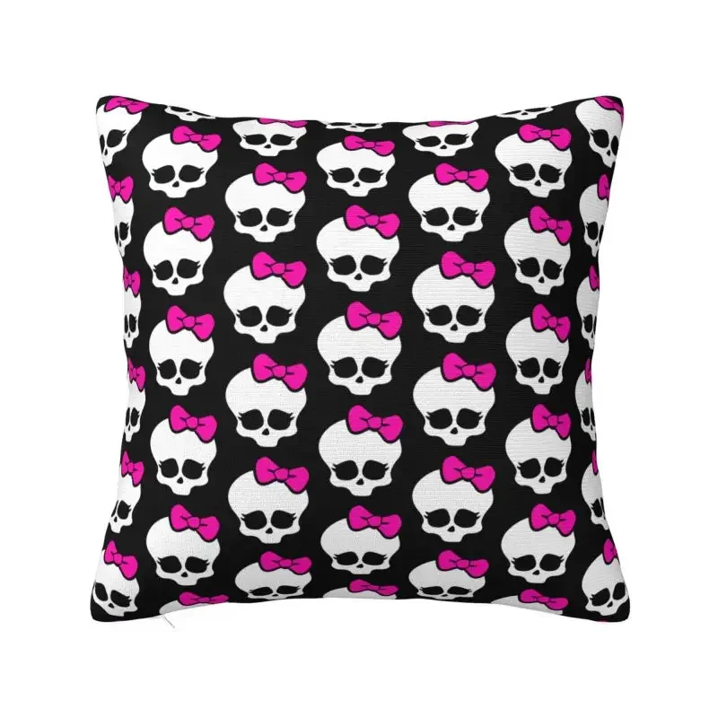 Monster High Anime Pillow Cover Decoration Cushions Throw Pillow for Sofa Double-sided Printing