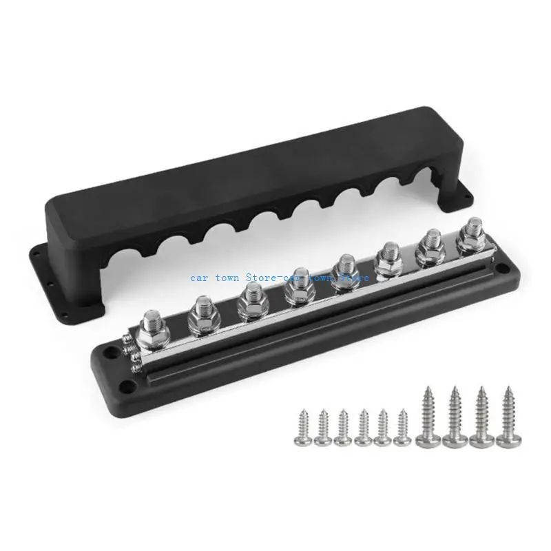 

RXJE 600A 48V Heavy Duty Bus Bar with 3/8'' Studs Power Distribution Block for RVs