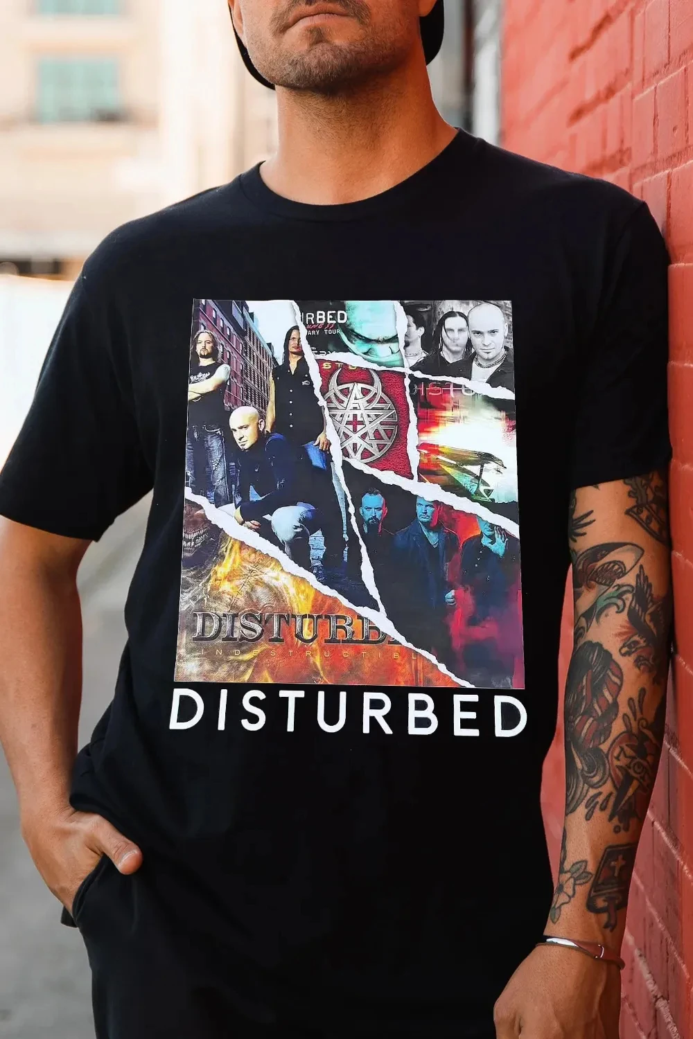 Fashion 2026 Disturbed Band Printed Cotton T-shirt Men's Summer Casual Top Short Sleeve Classic Male Women Tee Unisex