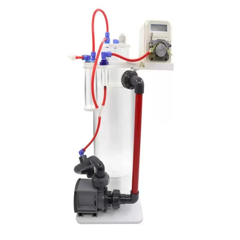 Hang On Calcium Reactor with Peristaltic Pump for Marine Aquarium, Coral Tank Calcium Magnesium Supplement