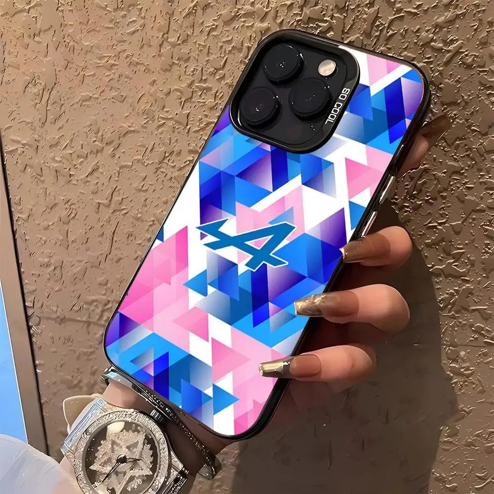 Etui na telefon A- AlpineS do iPhone 17 16 15 14 13 11 12 Pro Max Xr X Air Plus, czarne, srebrne, twarde etui ochronne — zdjęcie produktu 4