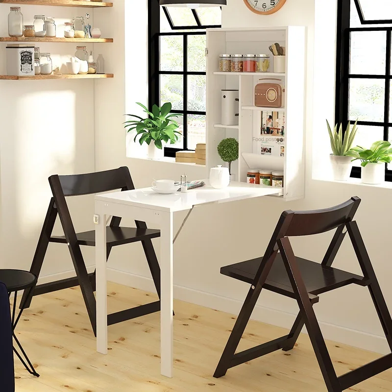 Wall hanging mini foldable wall mounted dinner hanging wall kitchen narrow table multifunctional table board