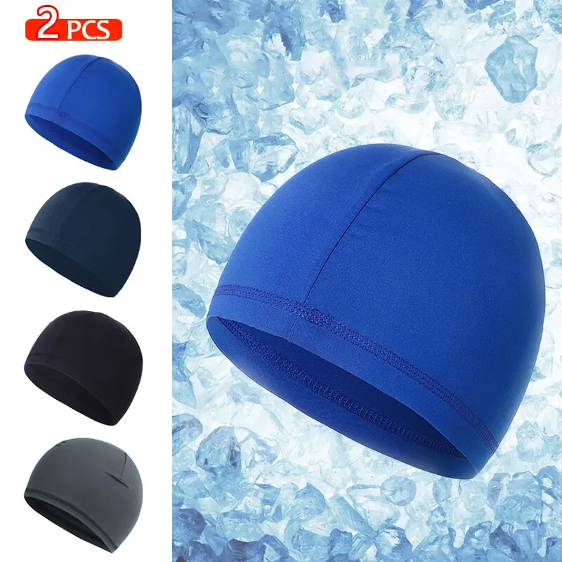 2-częściowa czapka chłodząca z czaszką Wkładka do kasku Czapka rowerowa Czapka chłodząca Sportowa czapka na kask dla mężczyzn Kobiety Bieganie Czapka narciarska