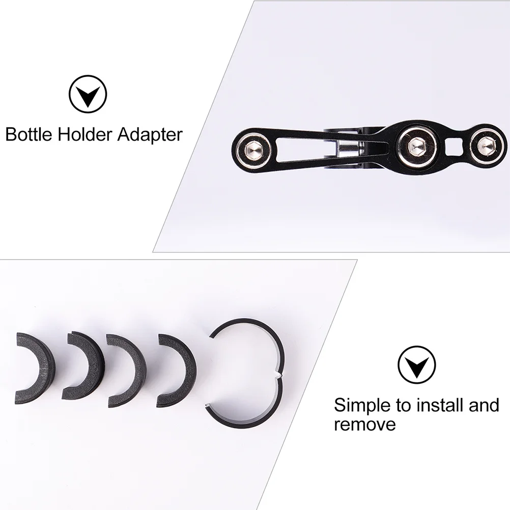 Stable Aluminum Alloy Bike Water Bottle Clamp Conversion Buckle for Easy Riding Cycling Fashion Accessory Bike Bottle Holder