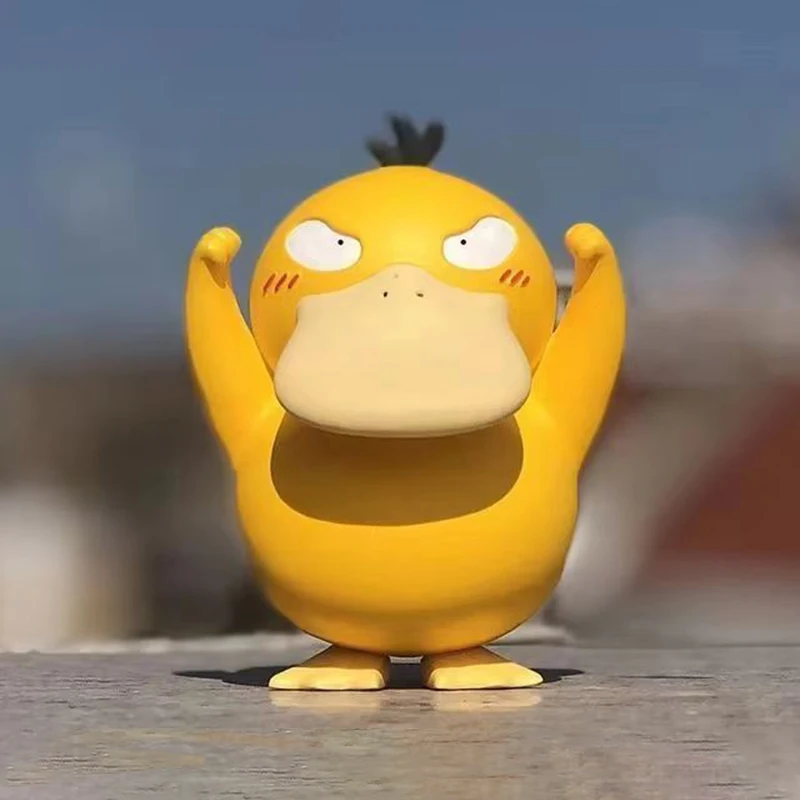 Фигурка-pokemon-psyduck-аниме-периферийные-устройства-милая-утка-модель-ручной-работы-украшение-для-рабочего-стола-украшение-для-автомобиля-коллекционная-игрушка-модель-из-ПВХ-кукла-в-подарок