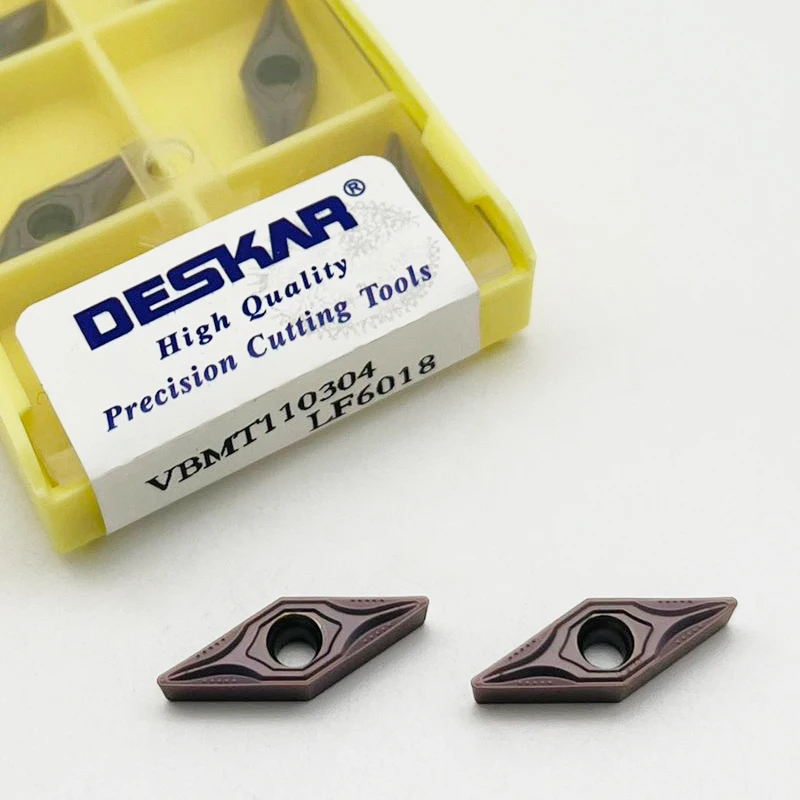 VBMT Carbide Inserts VBMT110304 VBMT110308 VBMT160404 VBMT160408 MV LF6018 CNC Turning Inserts Lathe Cutter For Stainless Steel