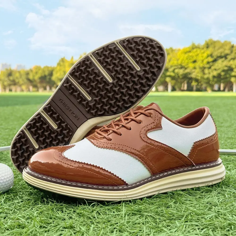 2025 zapatos de Golf profesionales nuevos para hombre, zapatos de entrenamiento de Golf, zapatillas antideslizantes, zapatos de tenis para hombre