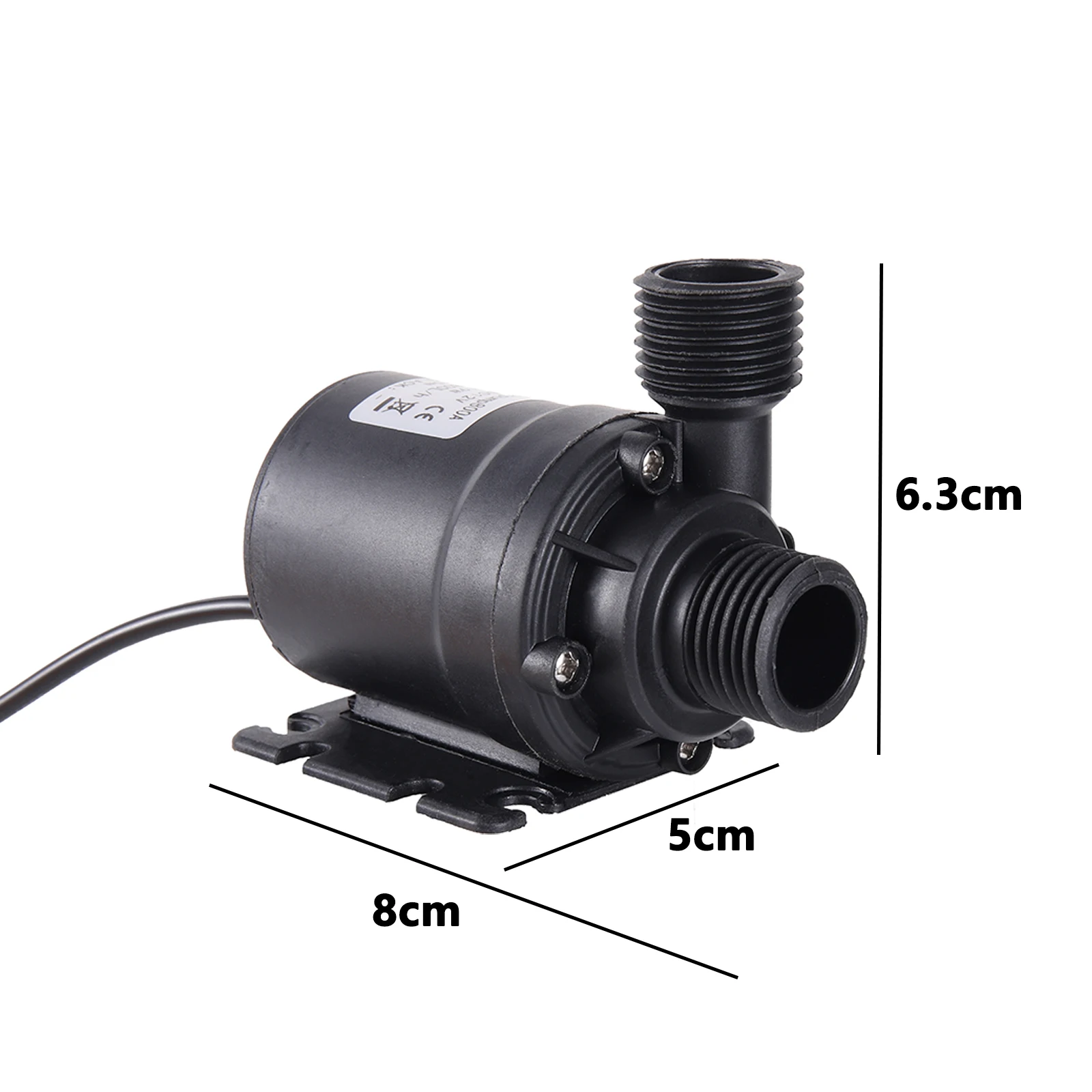 Ultra Quiet Water Pump Mini DC 12V/24V 19W 800L/H Garden Pond Fountain Brushless Motor Submersible Pump Aquarium Fish Tank Pump