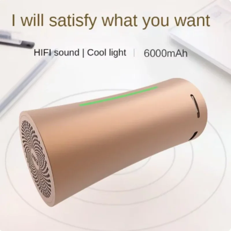 Ewa A115 Metal Led Lighting Wireless Mini Subwoofer Outdoor Portable Long Battery Life Caixa De Som Bluetooth Speaker Sound Box