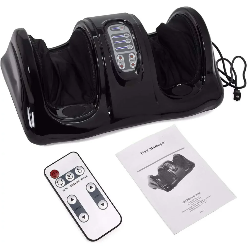 Foot Massager Machine 5-Mode Shiatsu Leg Massager Red