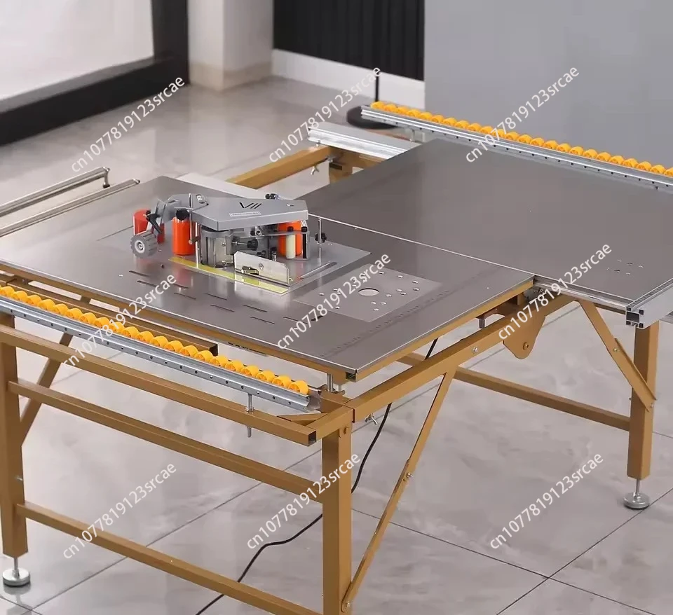 

Edge Banding, Cutting and Slotting 3-in-1 High Quality Portable Saw Table