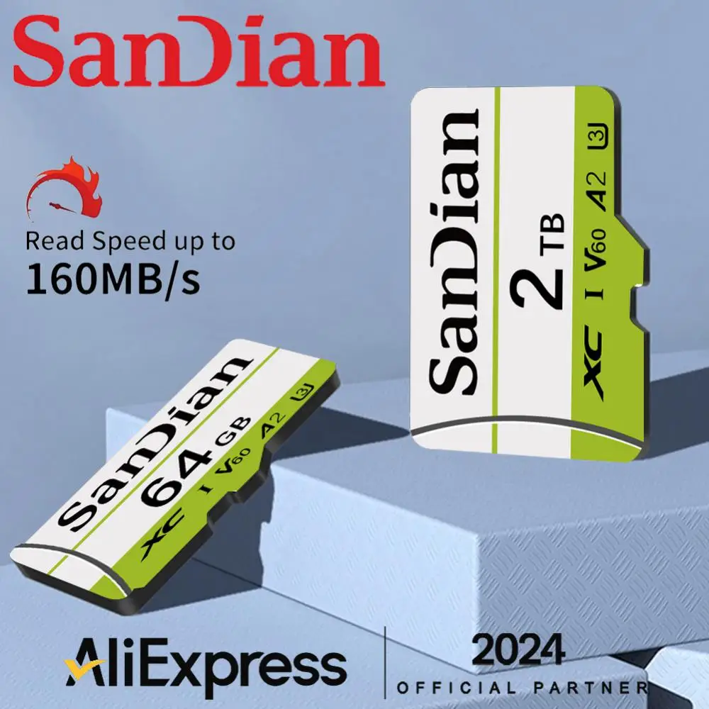 2TB SD Card For Nintendo Switch Micro TF SD Card 1TB 128GB 256GB 512GB Waterproof Flash Memory Card For Nintendo 64 Game