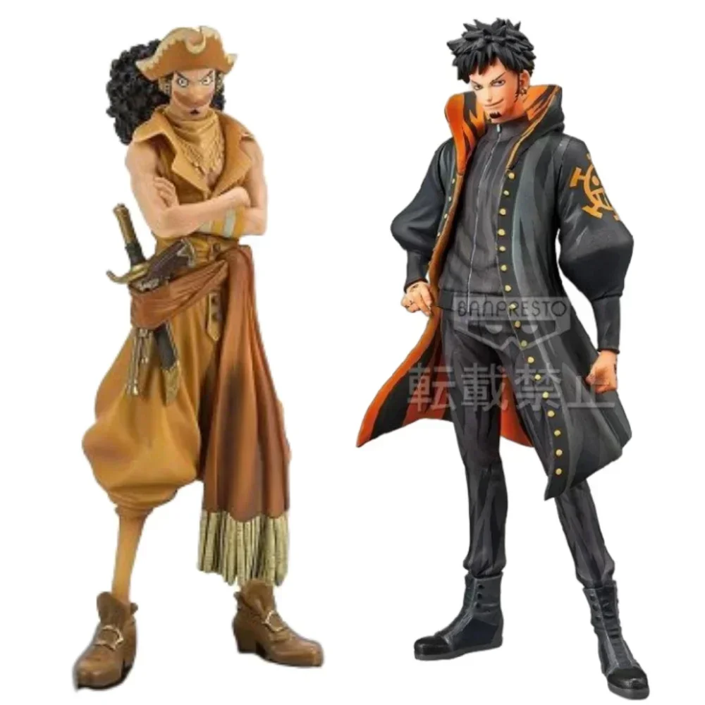 Original Bandai Anime ONE PIECE DXF 15th Anniversary Grand Line BANPRESTO Water Law Usopp Nami Figure Product Toy Birthday Gifts