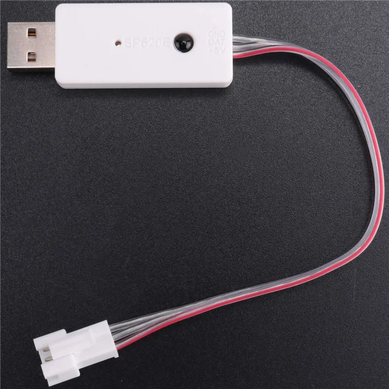 ABRB-DC5V SP620E USB Bluetooth controlador de píxeles de música parte componente RF remoto para WS2812 RGB cinta de luz Led