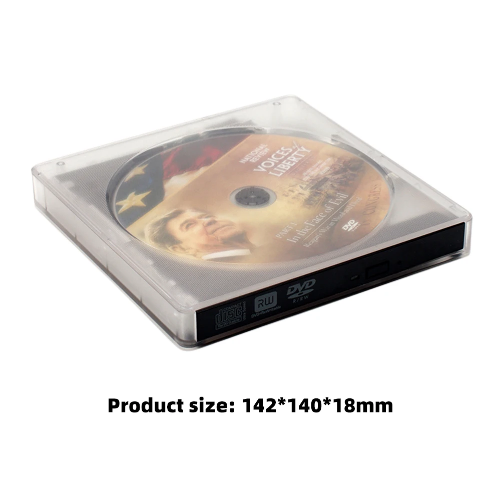 휴대용 모바일 CD 상자 게임 시스템 설치를 위한 비디오 음악 재생을 위한 데스크탑 노트북 MacBook용 외부 광 디스크 작가