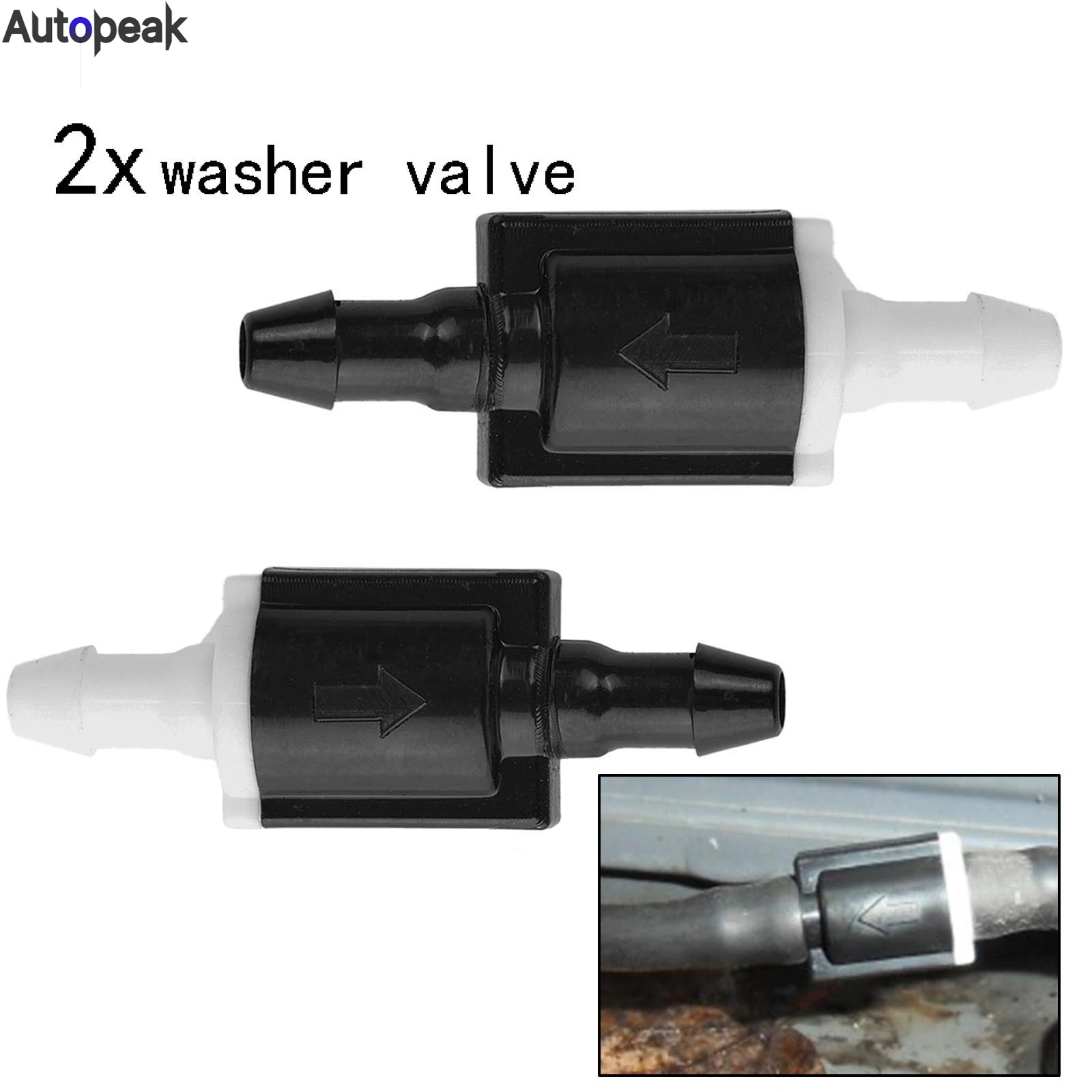 

2Pcs Wiper Washer Windshield Check Valve For Toyota Highlander 2001-2007 For Lexus Is250 Is350 2006-2015 85321-26020 8532126020