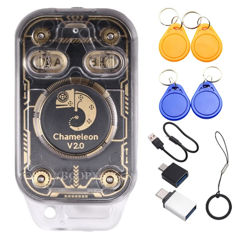 【RECOMENDAR】Chameleon V2.0 NFC الناسخ RFID قارئ الشرائح الذكية المحاكي 125K 13.56Mhz بطاقة فك + 4XCUID المفاتيح الحرباء U #1