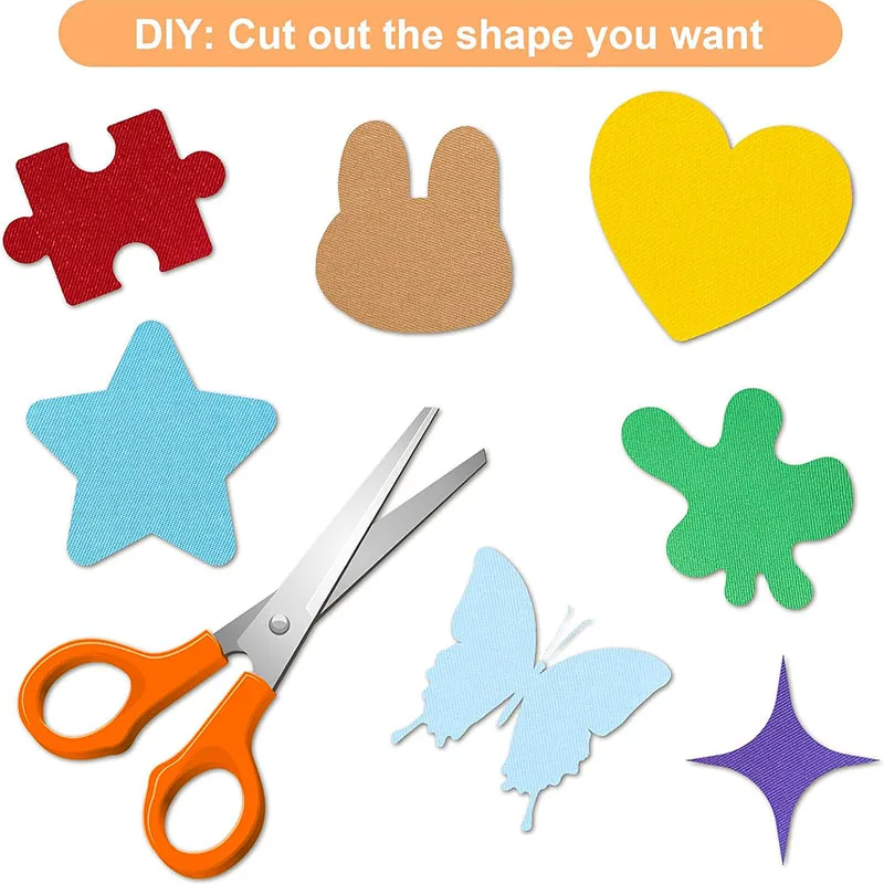 4 قطعة النسيج الحديد على بقع 12.5x9.5 سنتيمتر الخياطة على بقع الحديد على رقعة قطنية ذاتية اللصق للملابس DIY بها بنفسك جان إصلاح ديكور #4