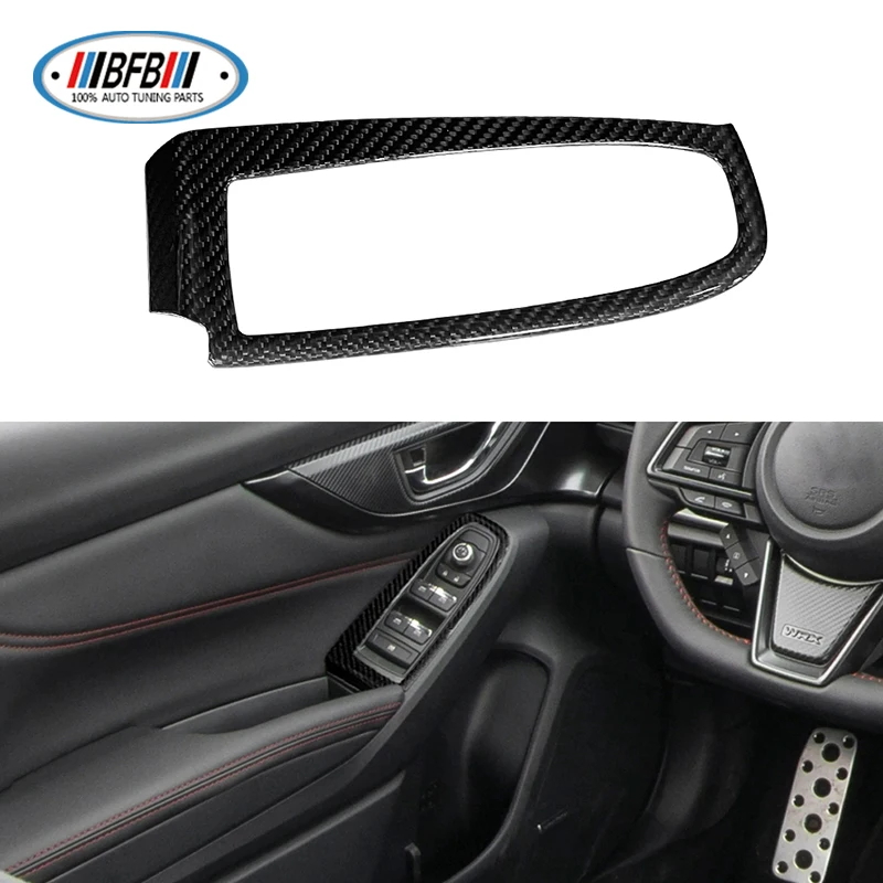 Dry Carbon Fiber Interior Accessories Dash Cover Center Console Door Panel Trims for Subar WRX 2022up