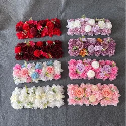 50X20CM Artificial Hydrangea Wedding Decoration Floor Flower Arrangement Hotel Flower Wall Road Silk Flower Introduction