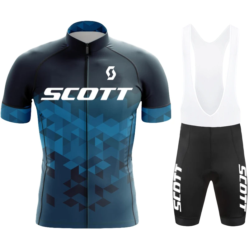 SCOTT Mountain Bikes Man Cycling Set Bicycle Suit Cycling Clothes for Men Mtb Bicycle Clothing Jacket Bike Outfit Men\'s Shorts