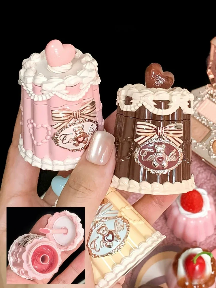 Flower Knows Sweetie Bear Bunny Garden Lip Gloss Blush Clear Expansive Atmosphere Color Rendering Brighten Face Makeup