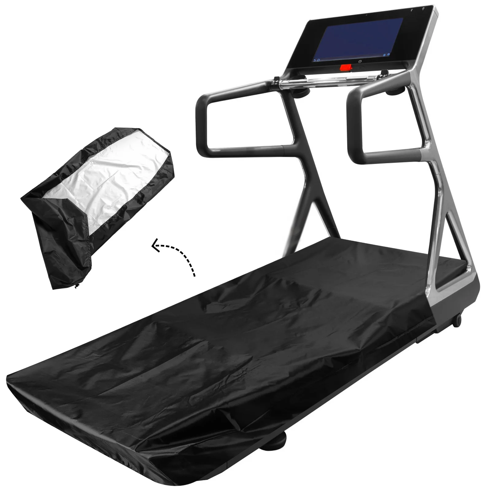 1 Piece Oxford Cloth Running Machine Cover for Under Desk Treadmill Dust Proof Portable Fitness Equipment Protector