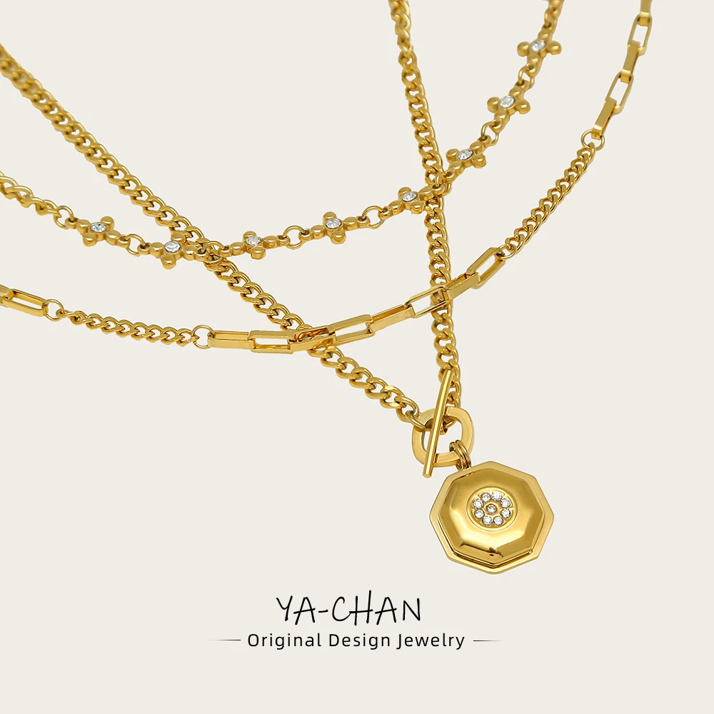 Yachan 18K Gold Pla… - image