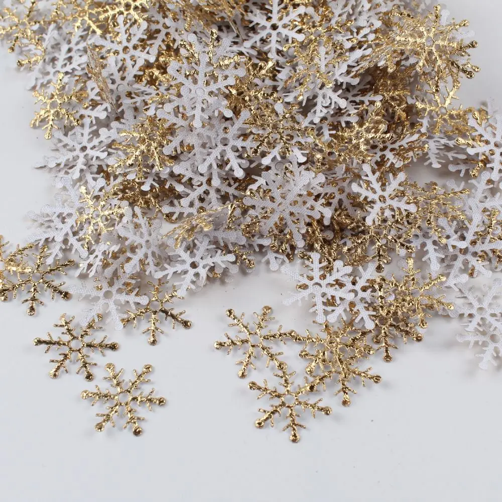 Funny Multi-color Christmas Snowflakes Confetti DIY 1.5cm/2cm/3cm Artificial Snowflakes Glitter Snowflake Sequins Christmas