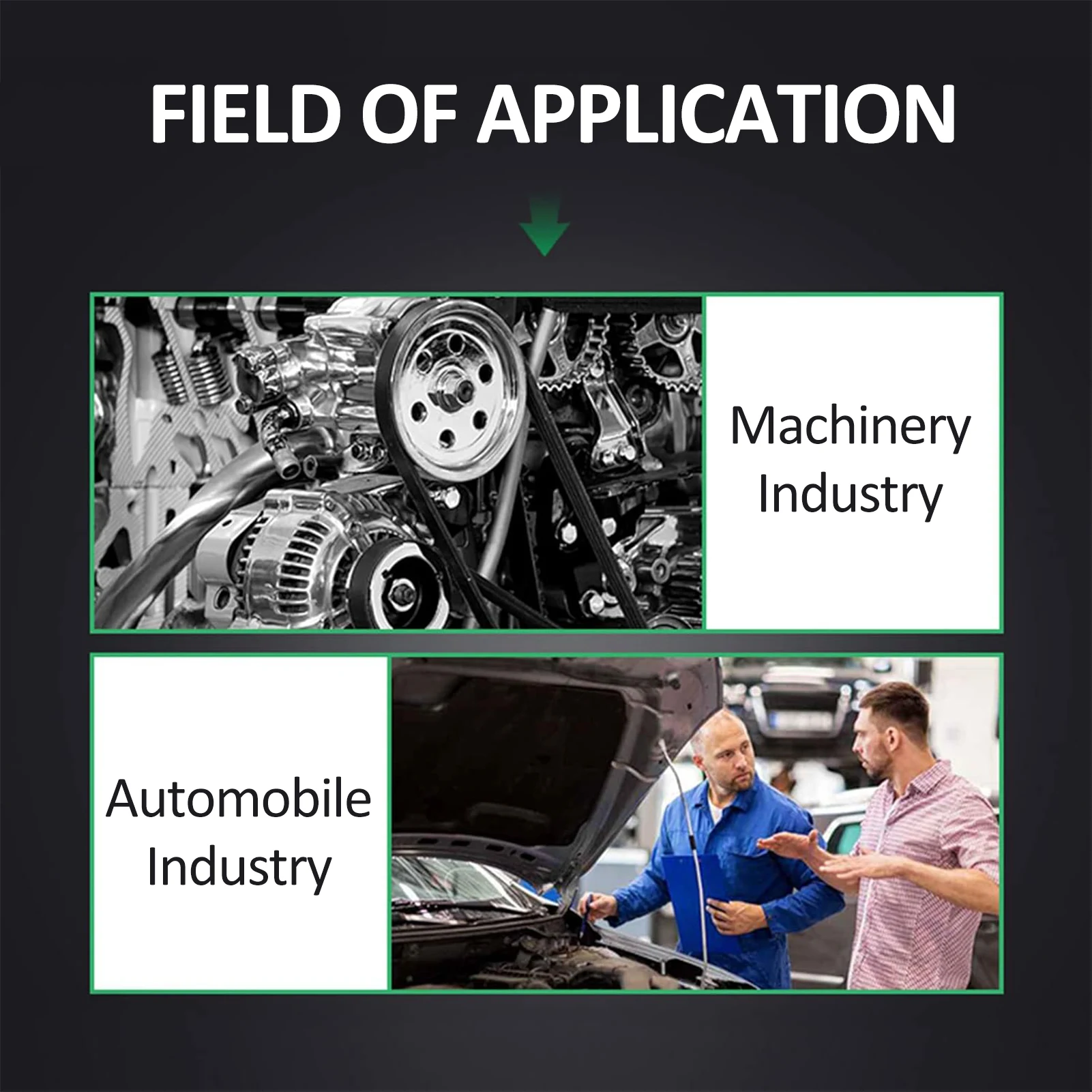 شاشة ديجيتال متر وجع تستر 1/2 ''محرك مع وظيفة إنذار ضوء الصوت عالية الدقة 4 وحدات عرض الخلفية الكمال #2