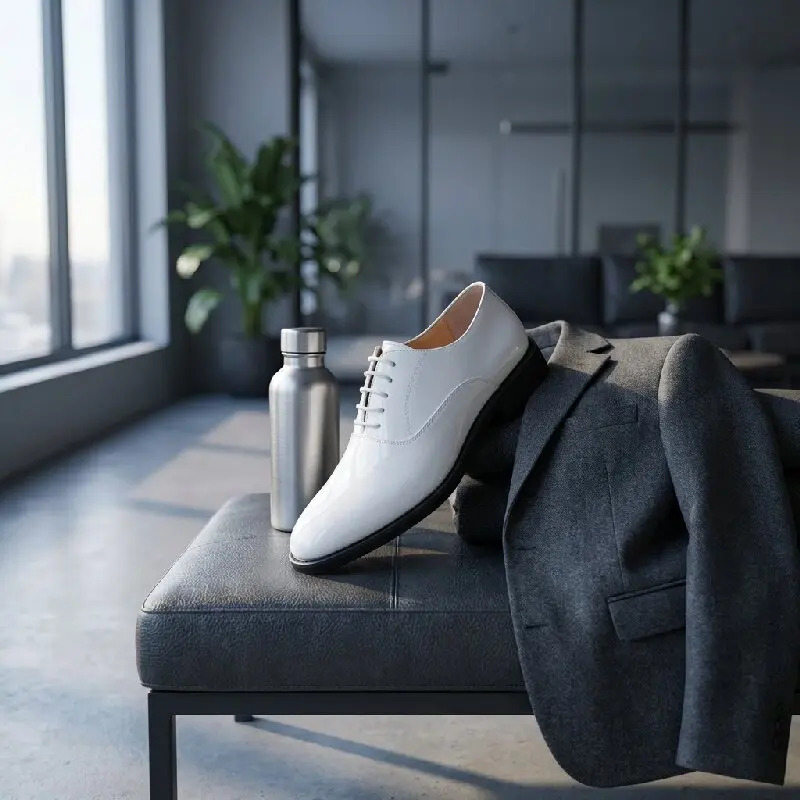 

New Men Business Formal Leather Shoes Color Casual Lace-up Comfortable Retro Fashionable Leather Shoes Wedding Banquet Shoes